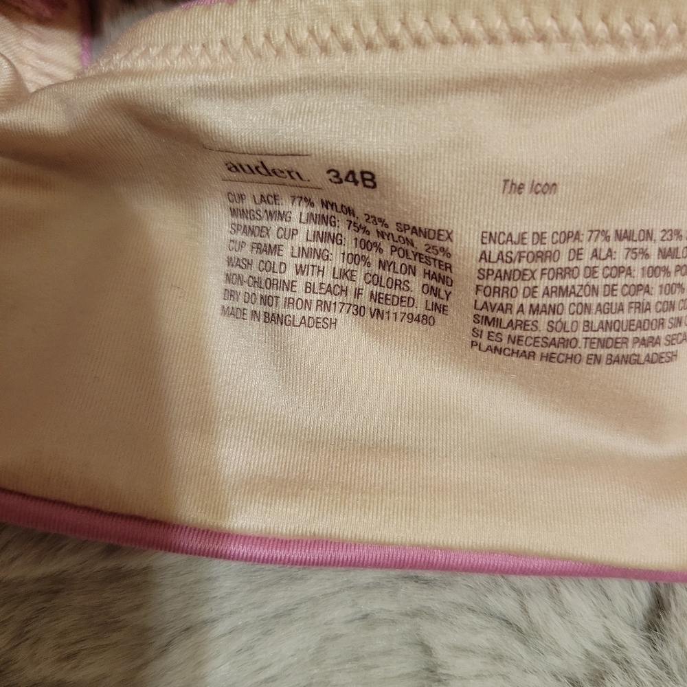 🎯nwt auden the icon pink lightly lined full coverage tshirt bra - Picture 7 of 8